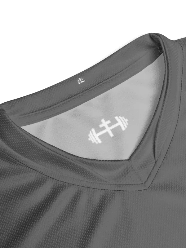 His House Mens Performance V-Neck T-Shirt - Grey product image (5)
