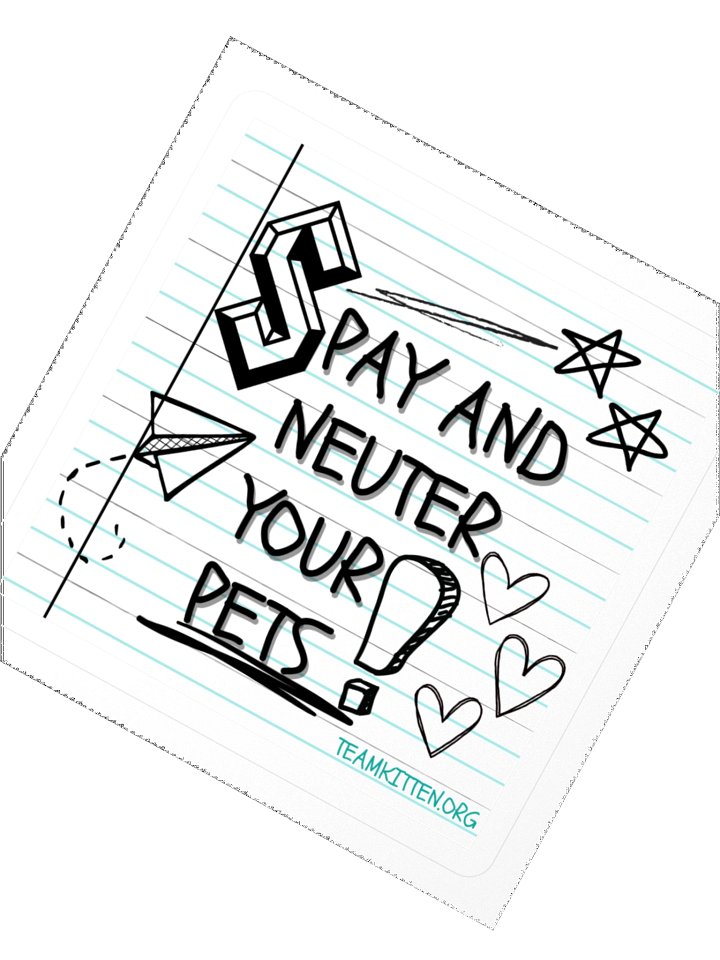 Spay and Neuter Sticker product image (3)