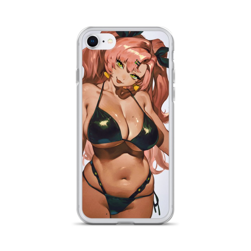 Pink Hair Girl Bikini iPhone Case product image (1)