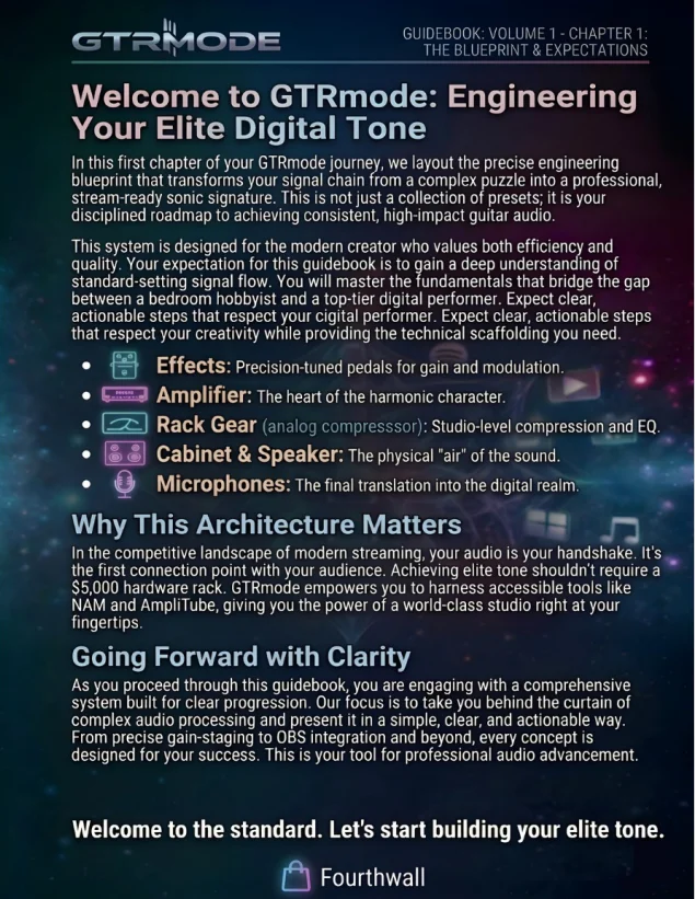 GTRmode: PRO-Streamer Starter System for AmpliTube 5 CS product image (2)