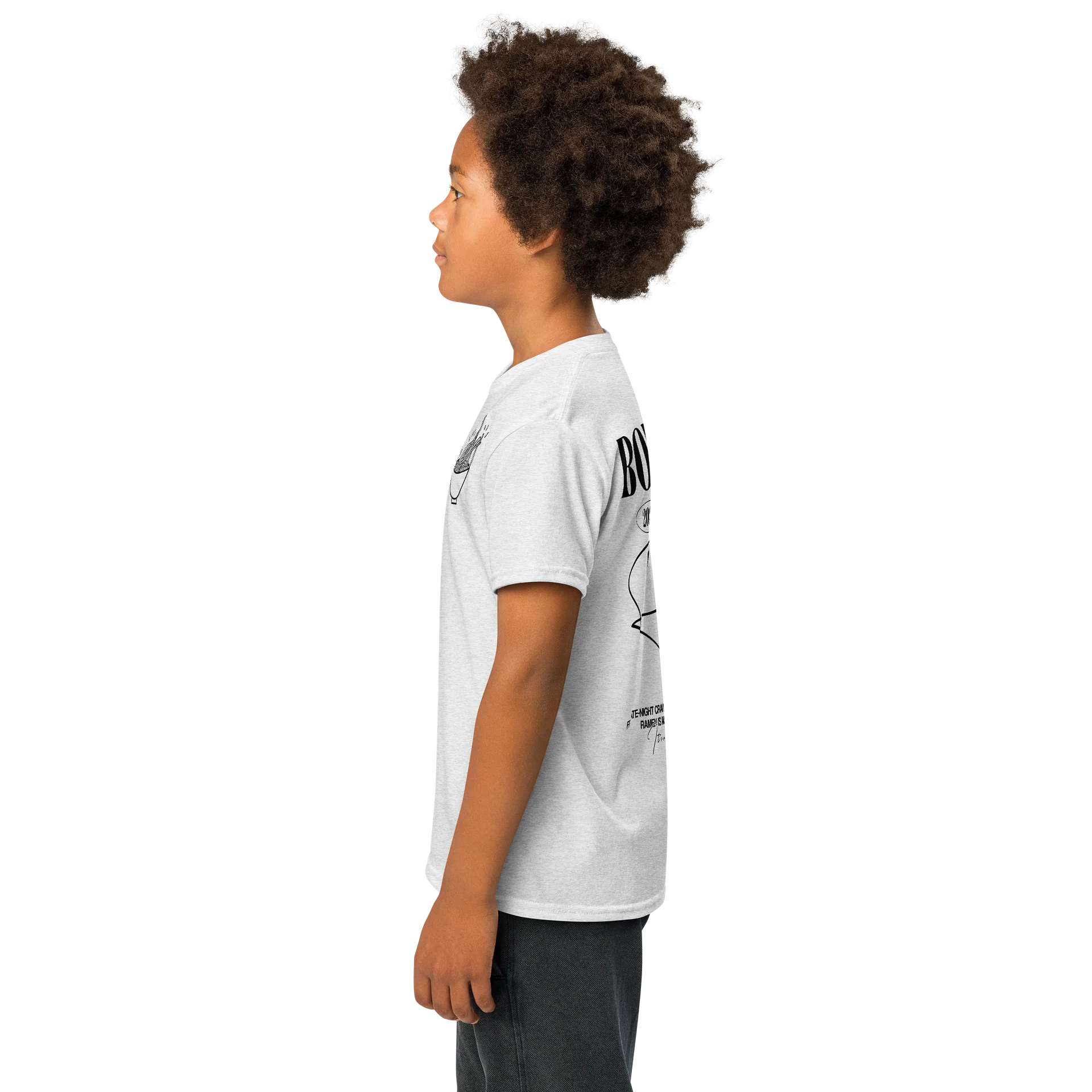 Youth Typography Comfort T-Shirt Light product image (2)