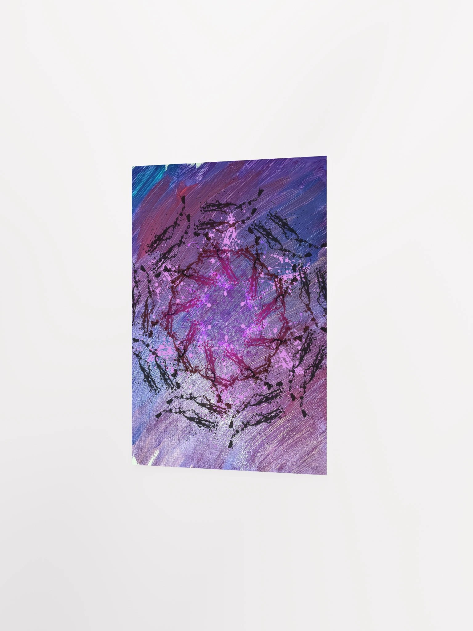 Violet Singularity Abstract Poster product image (2)