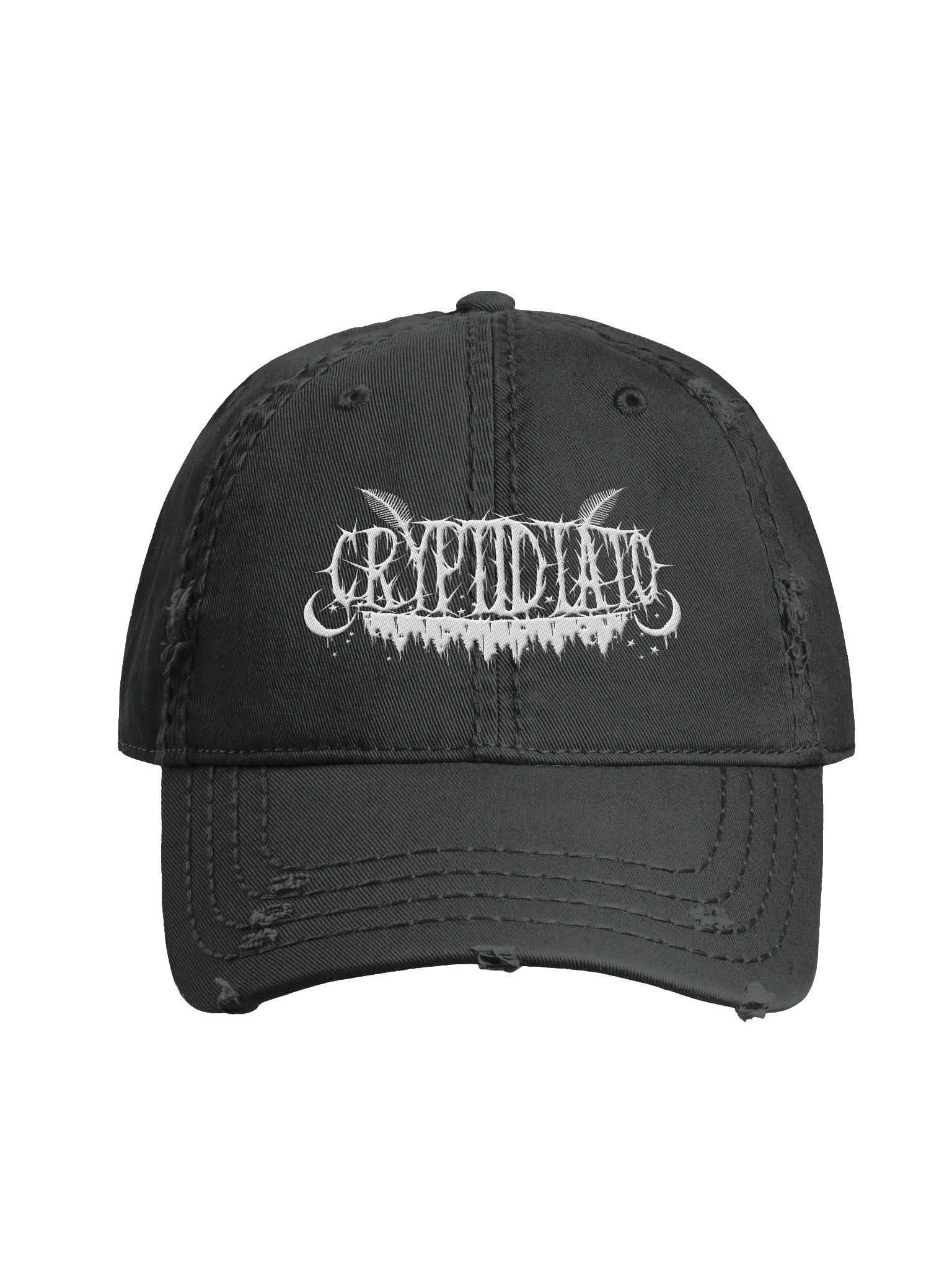 Cryptid Metal distressed hat product image (1)