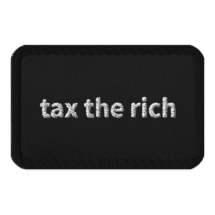 “Tax The Rich” Embroidered Patch product image (1)