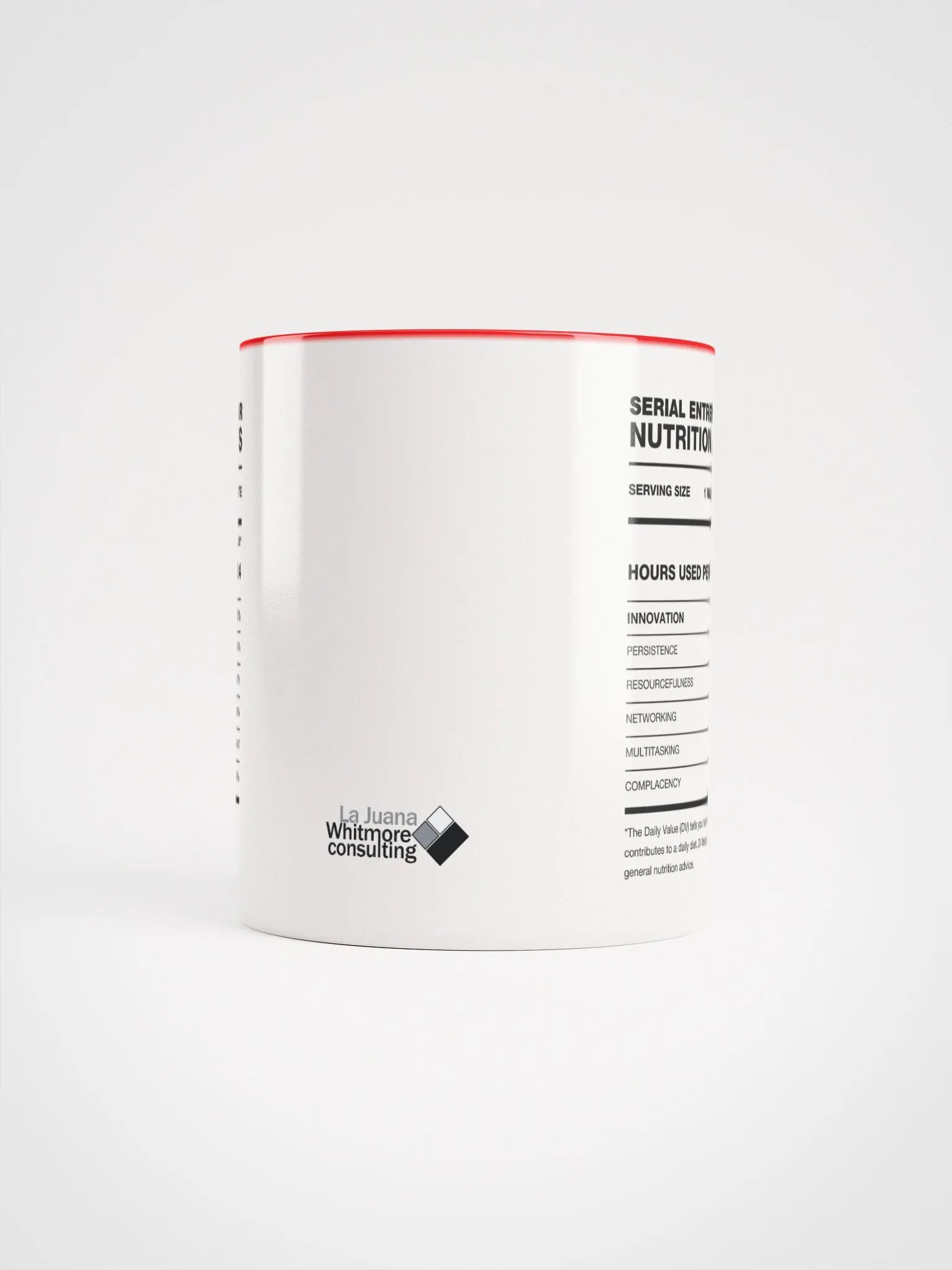 SERIAL ENTREPRENEUR Nutrition Facts Ceramic Mug product image (5)
