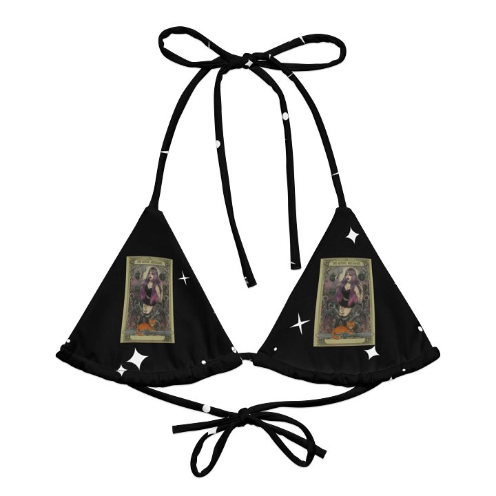 Uncontrolled Aviation x Mini Truck Mommy — EXCLUSIVE Over The Best Parts String Bikini TOP product image (1)