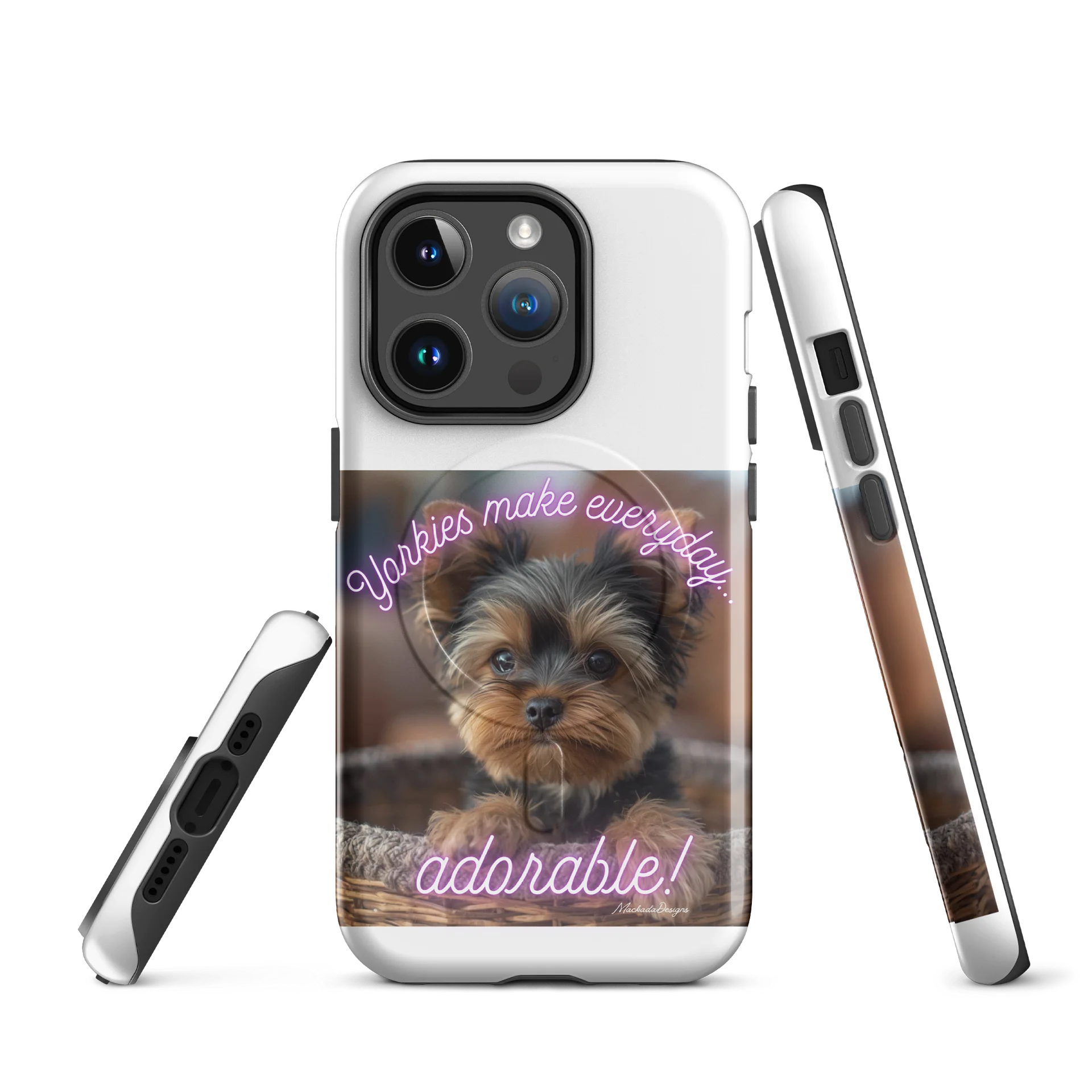 Yorkies Make Everyday Adorable iPhone Case product image (5)