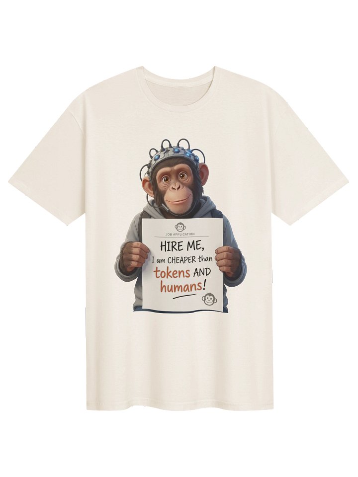 Hire Me Monkey | Future of Work AI Meme Shirt product image (121)