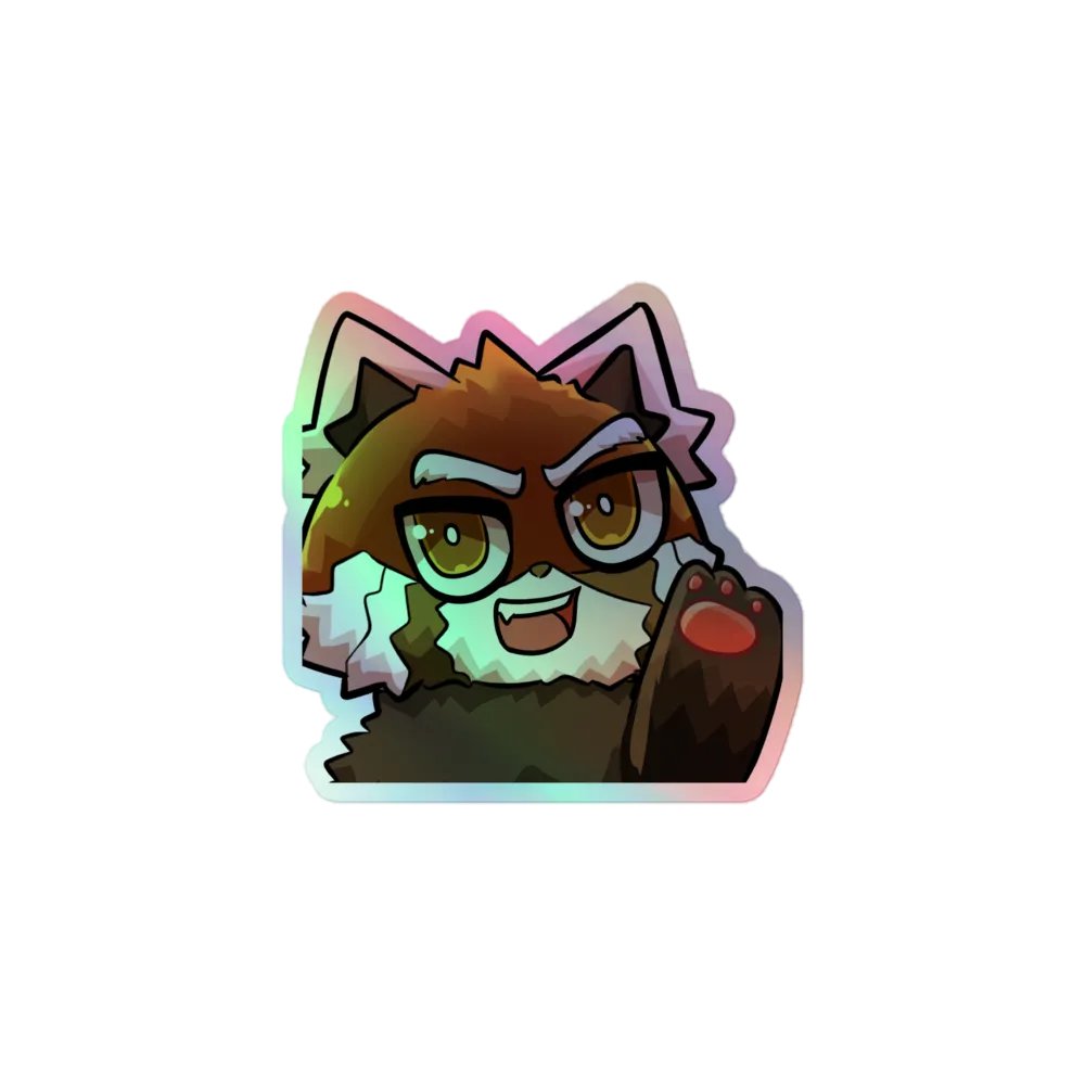 Holographic Wave Sticker product image (1)
