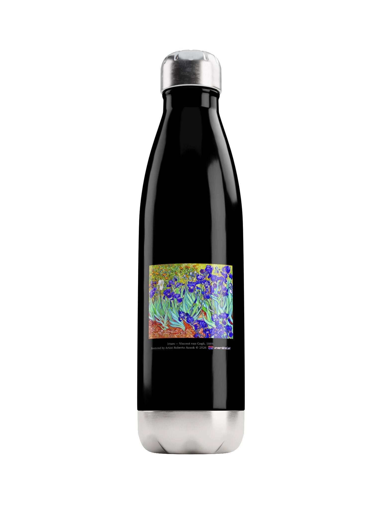 Irises — Water Bottle product image (1)