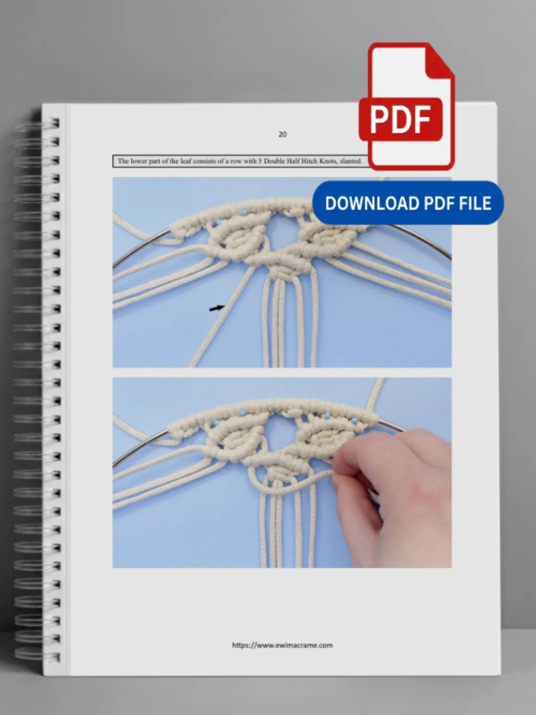 Macrame Tree Two-Tone Design — Photo Tutorial product image (2)