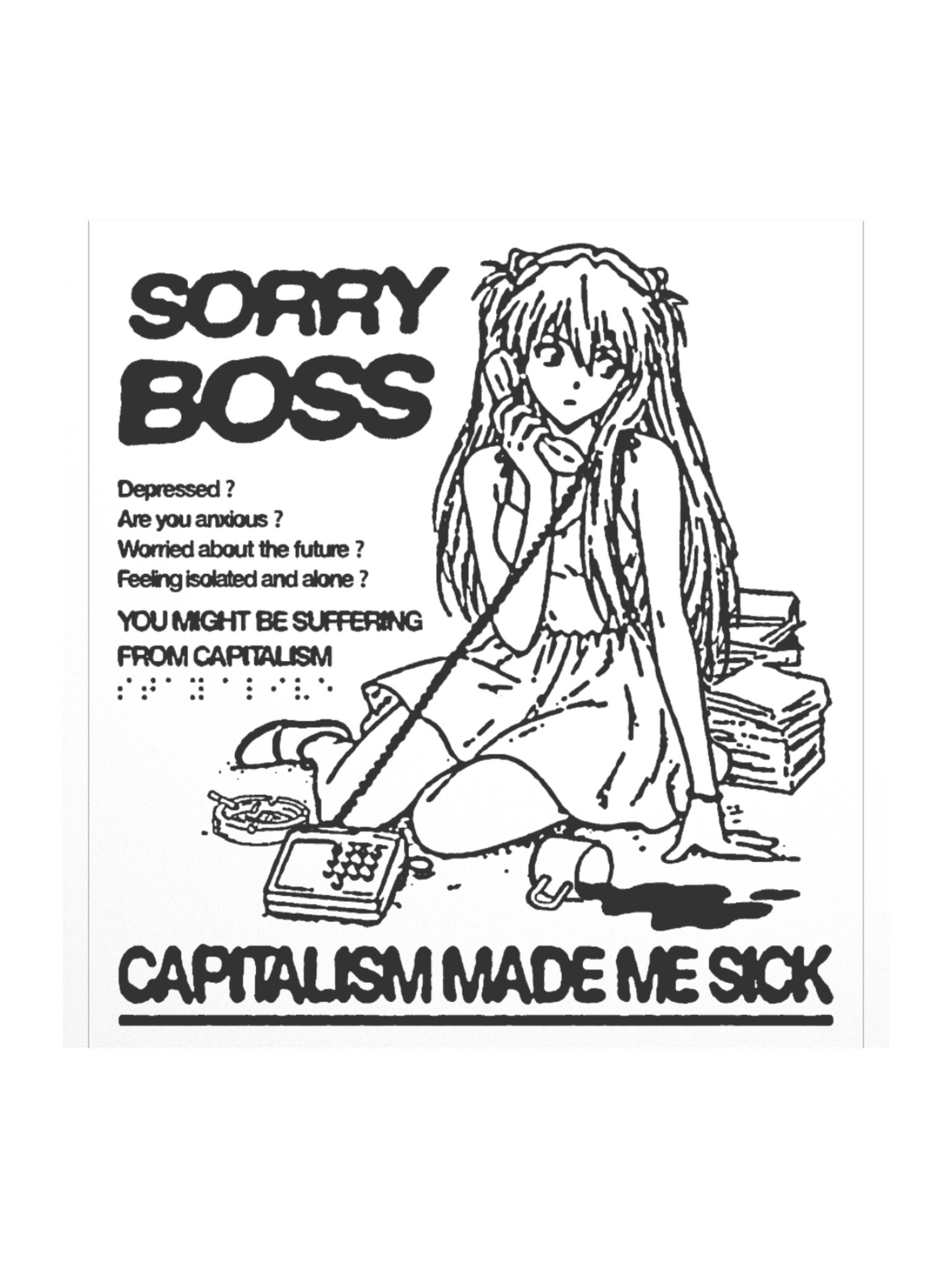 SORRY BOSS STICKERS product image (2)