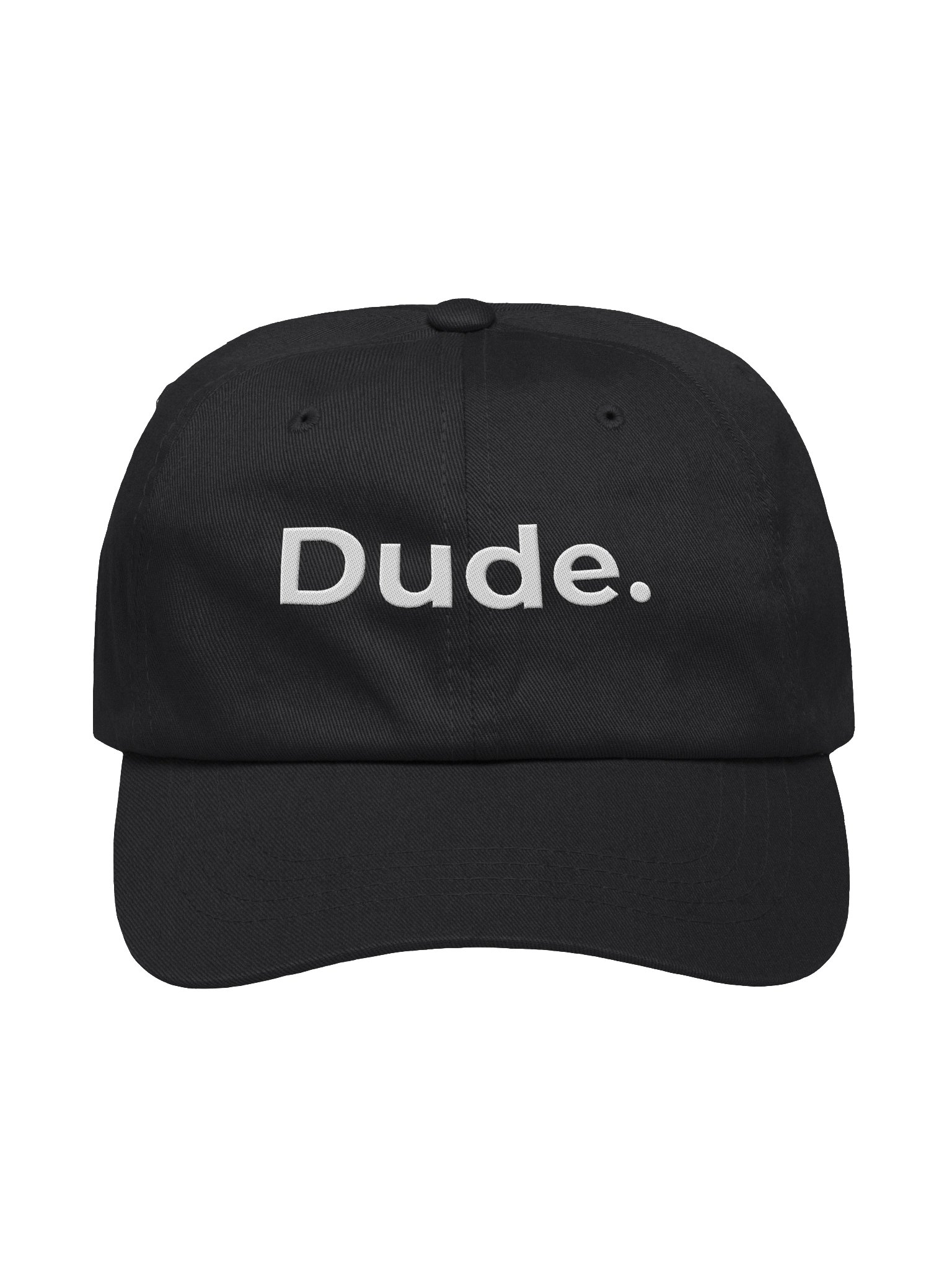 "Dude" Baseball Hat (embroidered) product image (1)