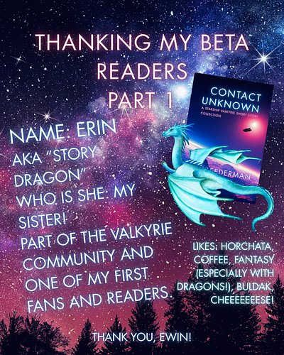 I'm very excited that my very own short story collection, CONTACT UNKNOWN, full of Starship Valkyrie stories, is coming out o...