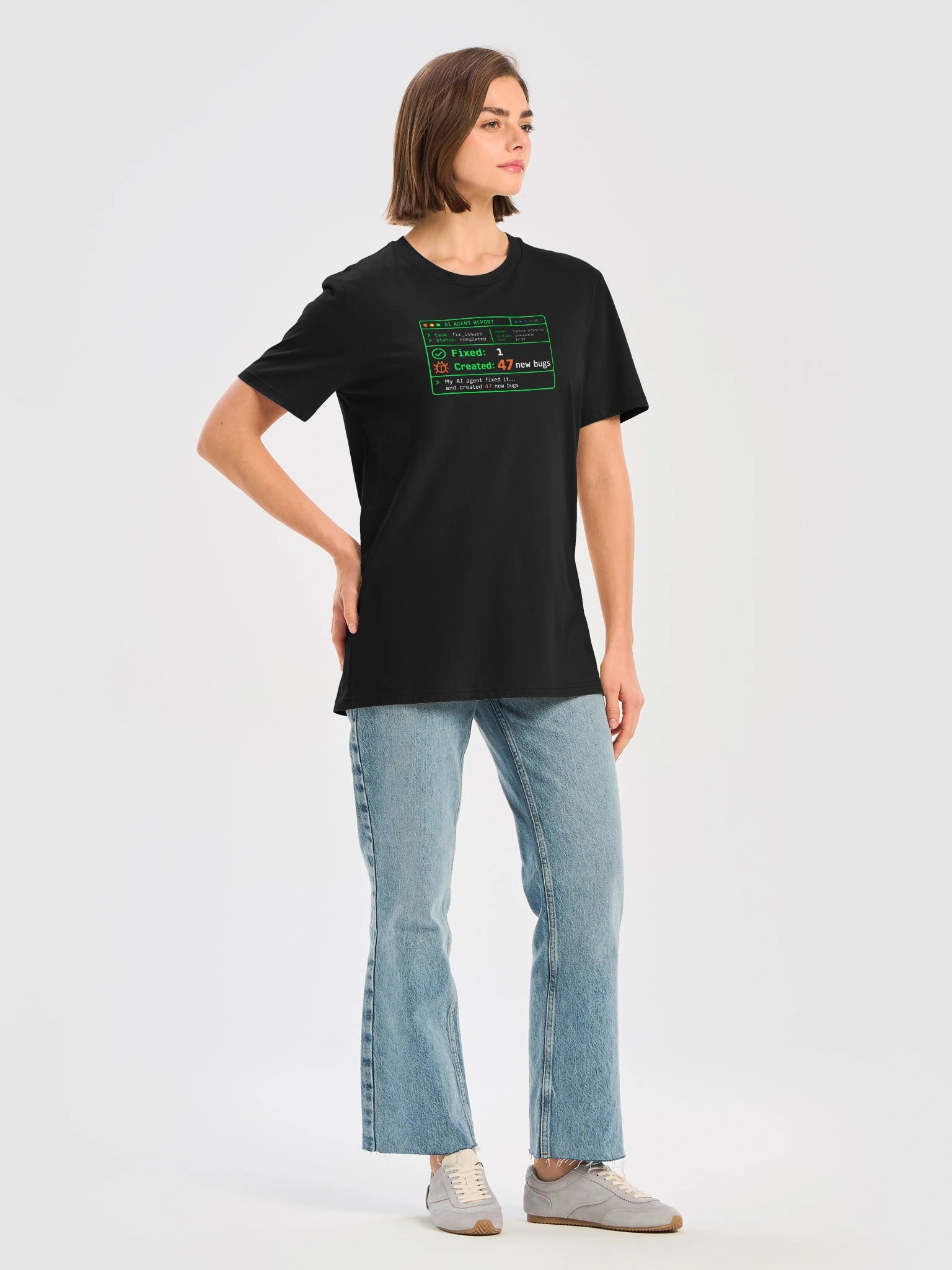 My AI Agent Fixed It — Developer T-Shirt product image (4)