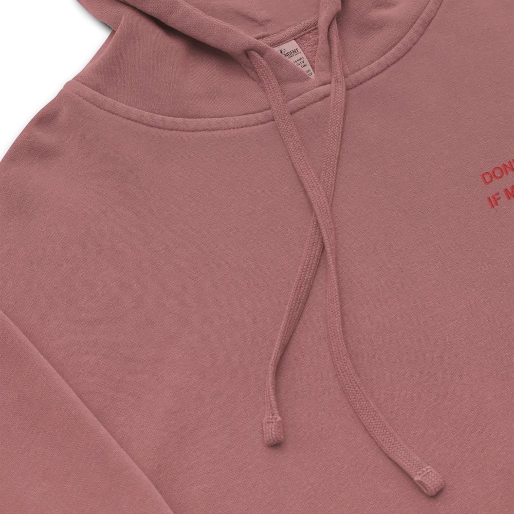 L.C. HEADPHONES ON (red) embroidered pigment hoodie product image (8)