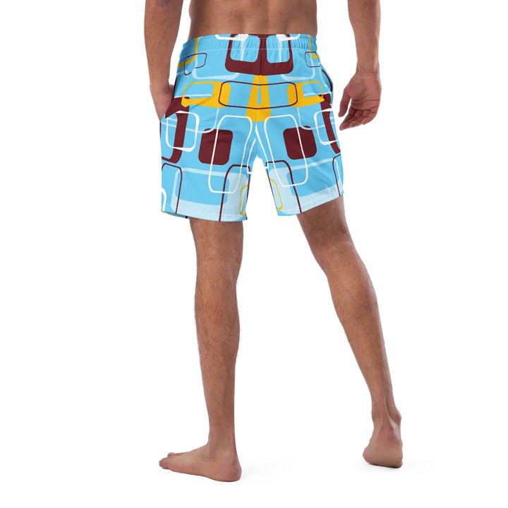 Geometric Design Swim Trunks product image (1)