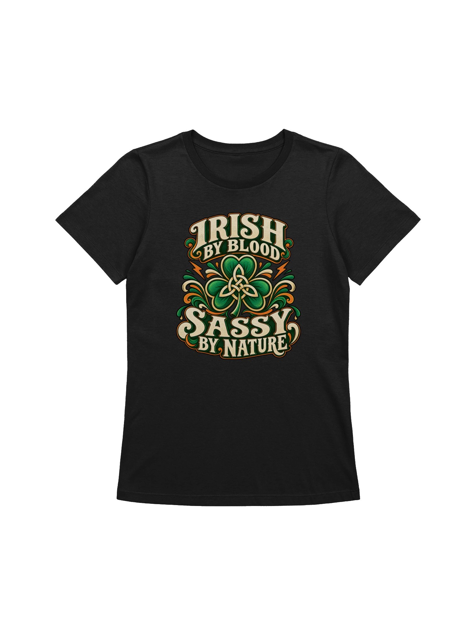 Irish by Blood, Sassy by Nature - Unisex Tee product image (1)