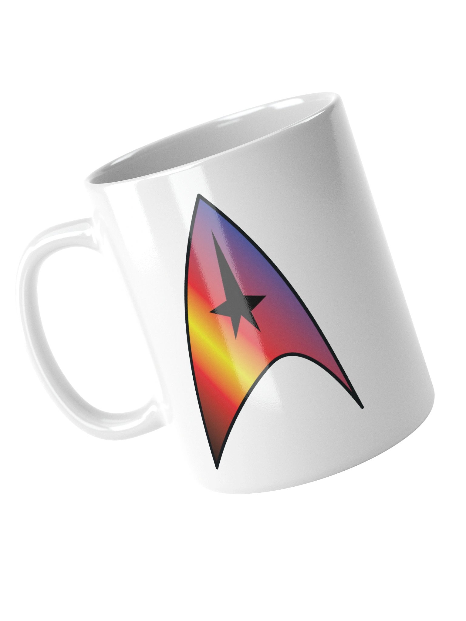 Polyamory Pride Gradient Starfleet Mug product image (3)