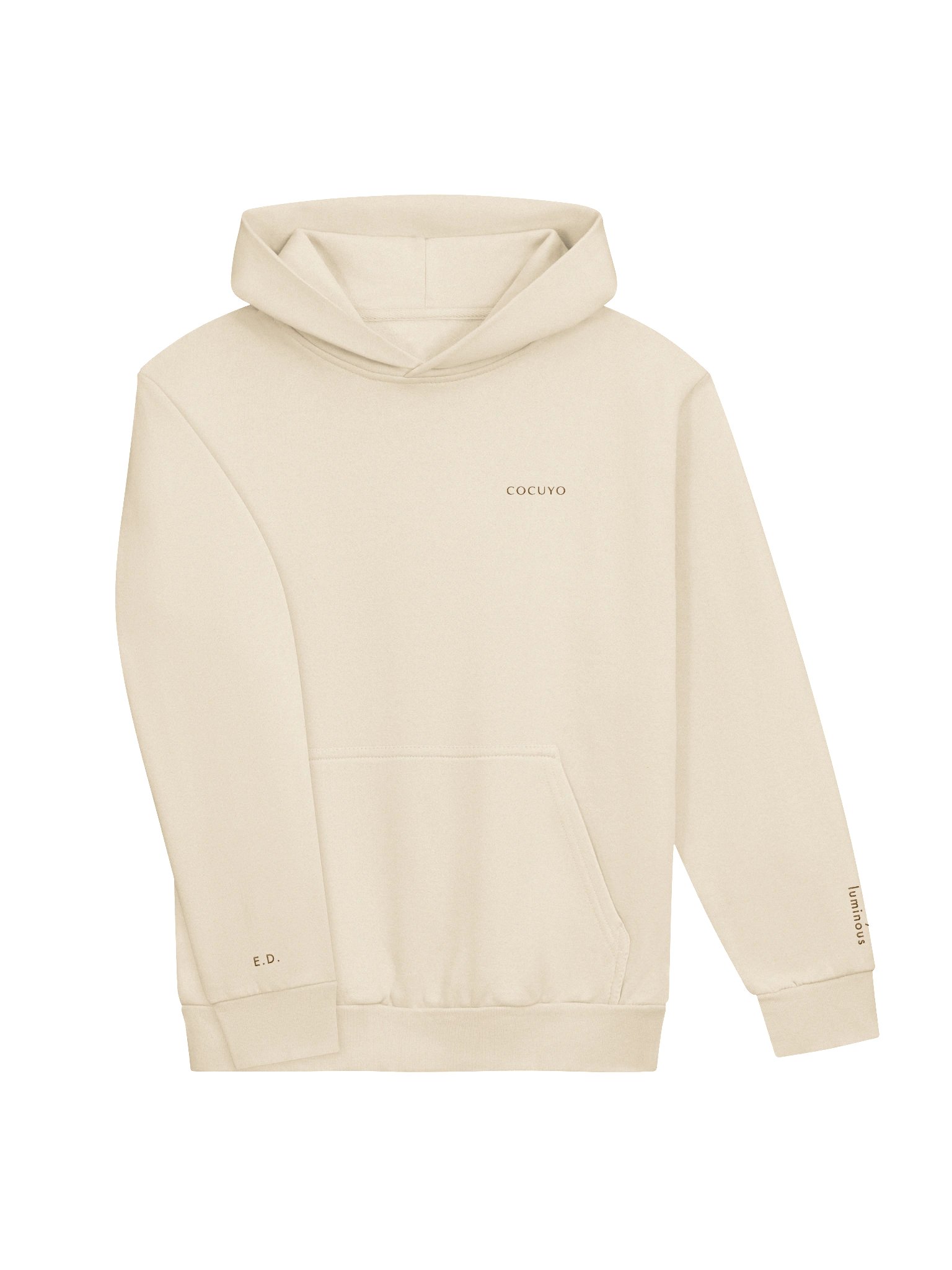 softly luminous — E.D. | Unisex Heavyweight Hoodie product image (5)
