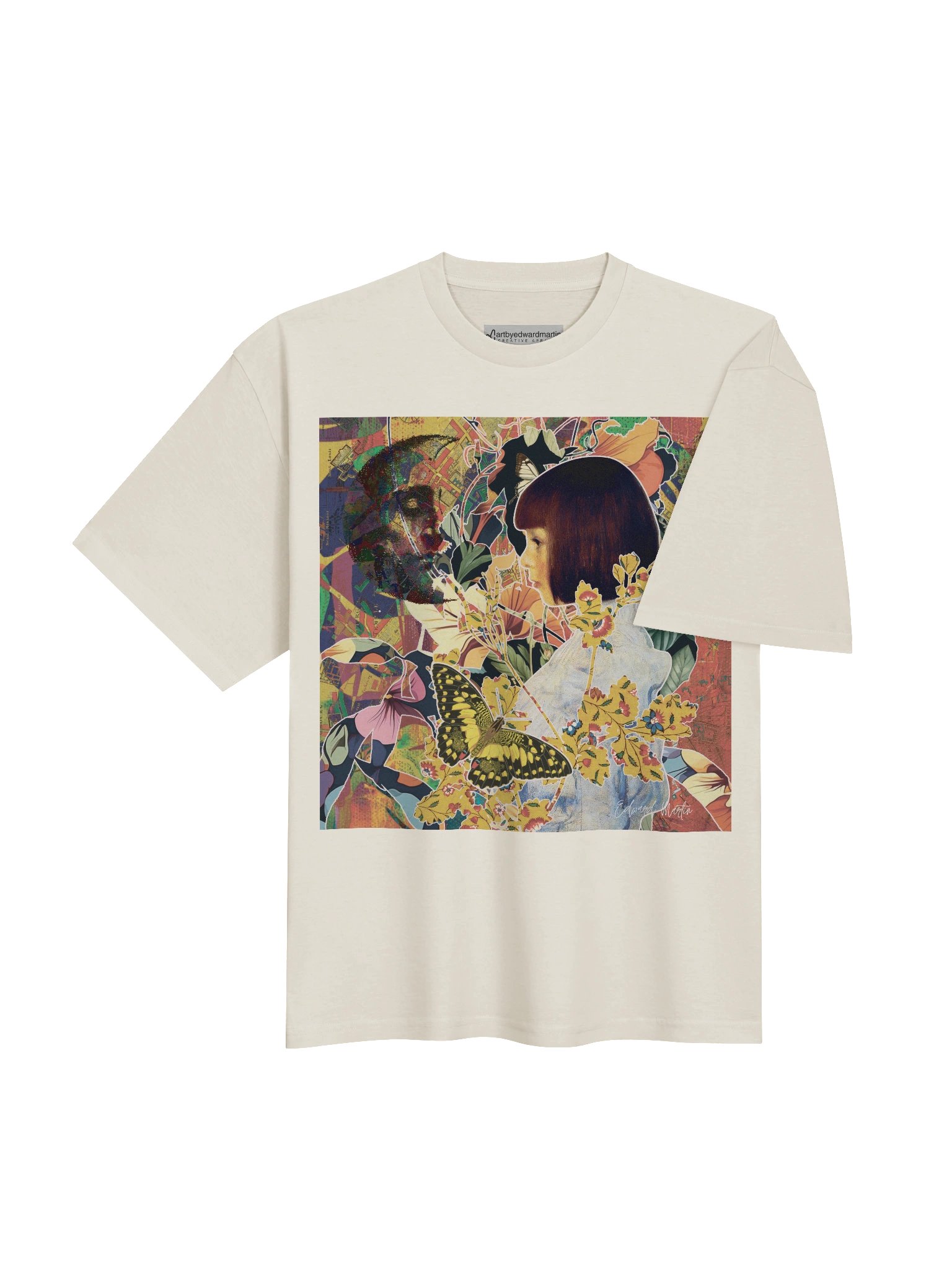 'El Secreto de la Mariposa' (The Butterfly's Secret) by Edward Martin Oversized Tee product image (8)