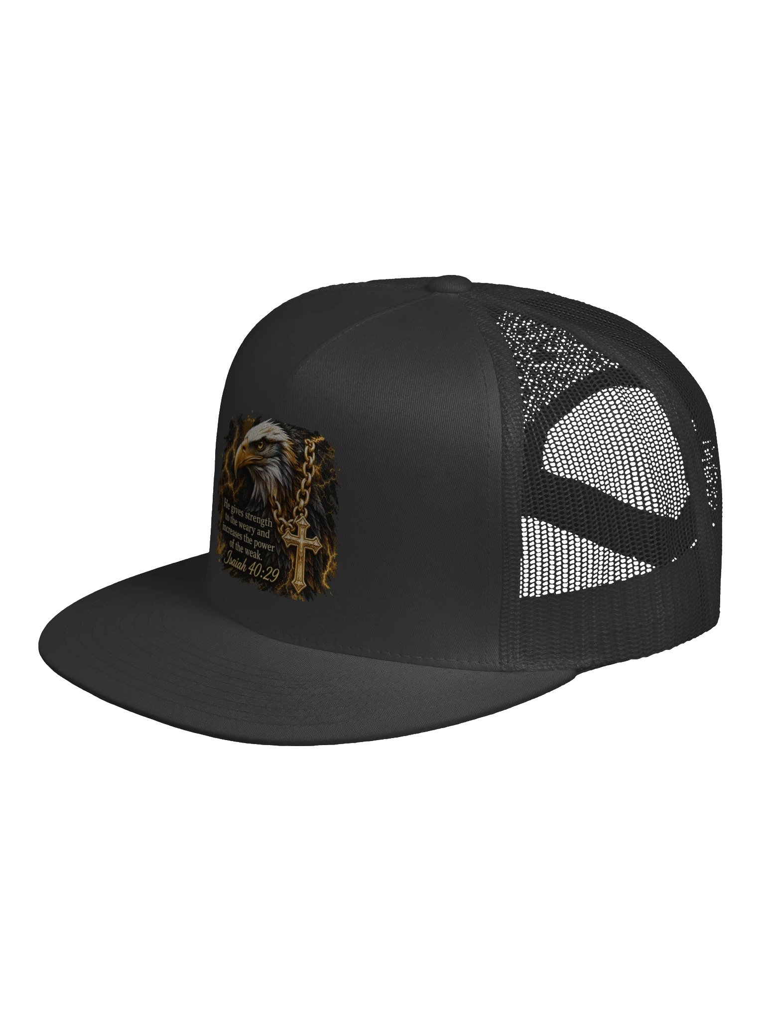 Isaiah 40:29 Eagle Trucker Cap product image (5)