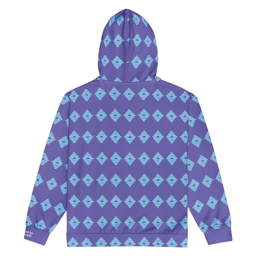 Powered by the People Zip Hoodie (Purple/Blue) Image 4