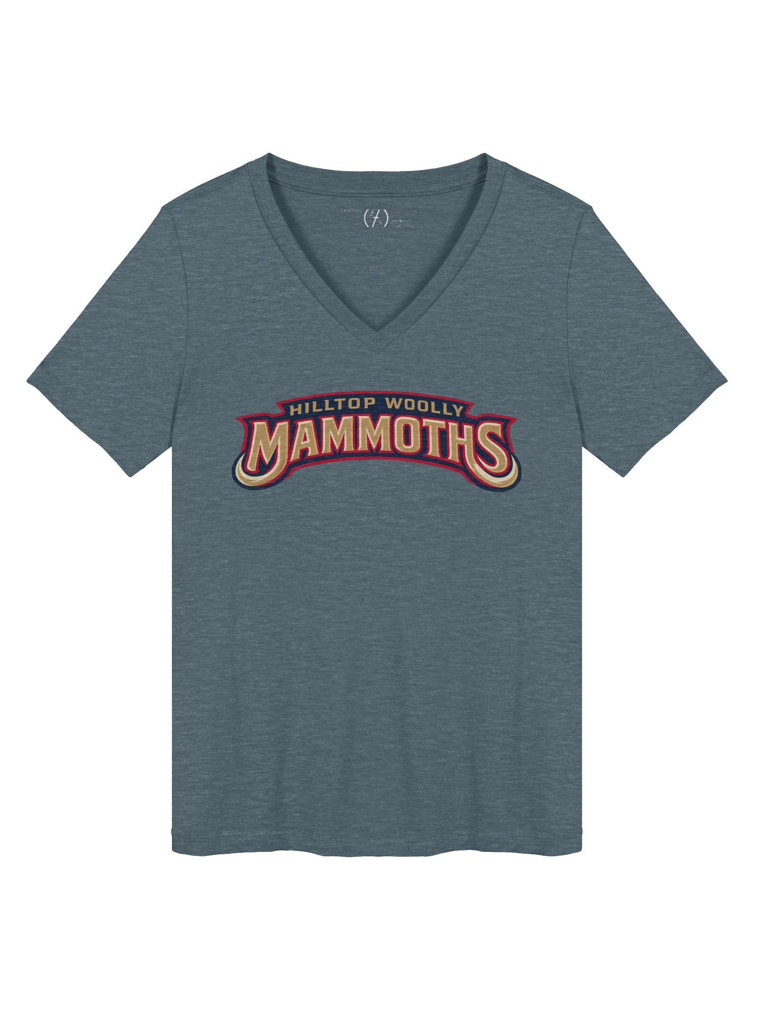 Hilltop Woolly Mammoths (Woolly’s) Women's V-Neck T-Shirt product image (1)