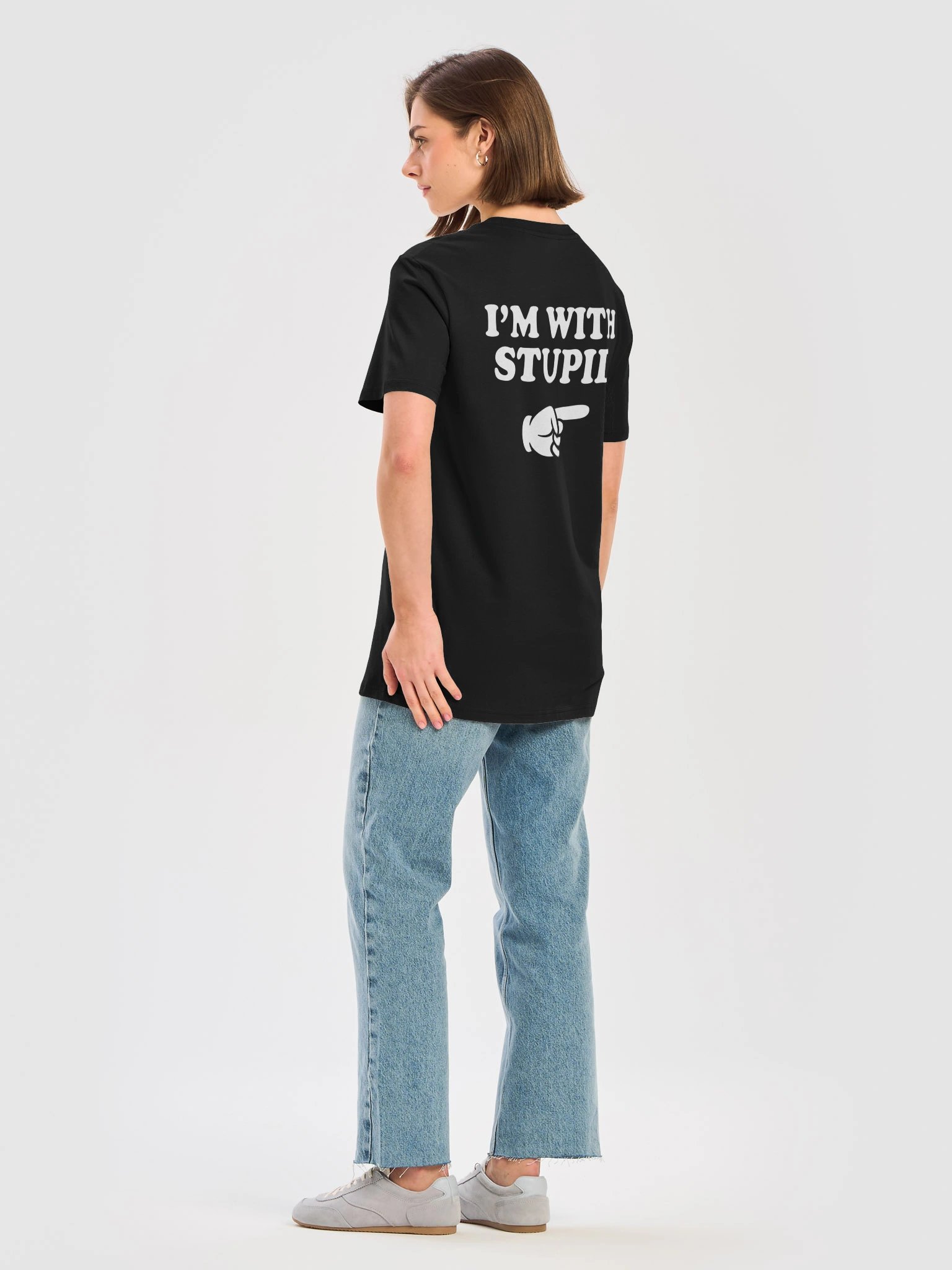 I'm With Stupid Funny Women's T-Shirt product image (4)