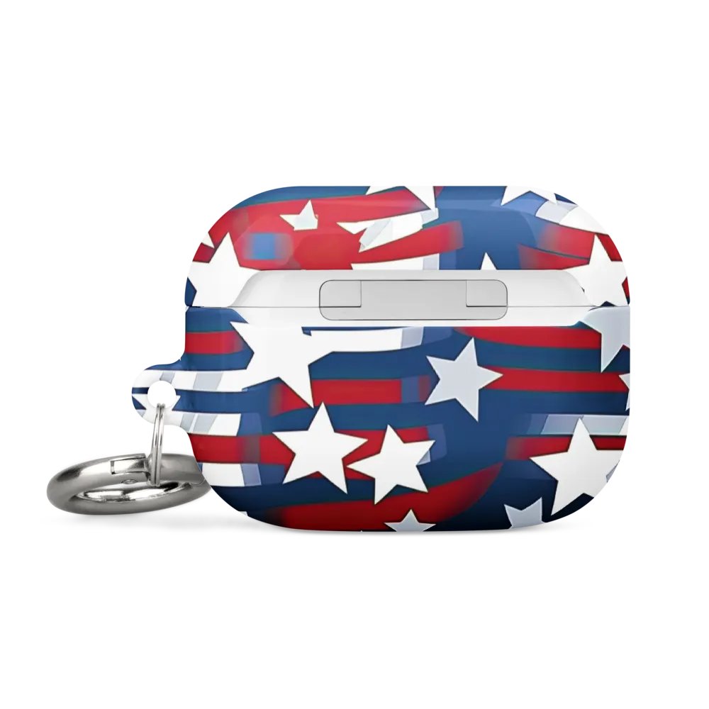 Patriotic Waves All-Over Print AirPods® Pro Gen 1 and 2 Gen 1 and 2, Gen 3 Cases product image (3)