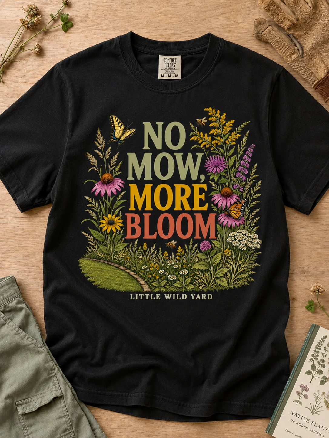 No Mow, More Bloom T-shirt product image (1)