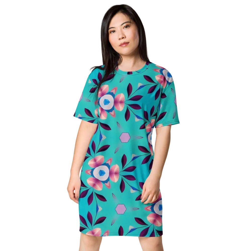Floral Bliss T-Shirt Dress product image (1)