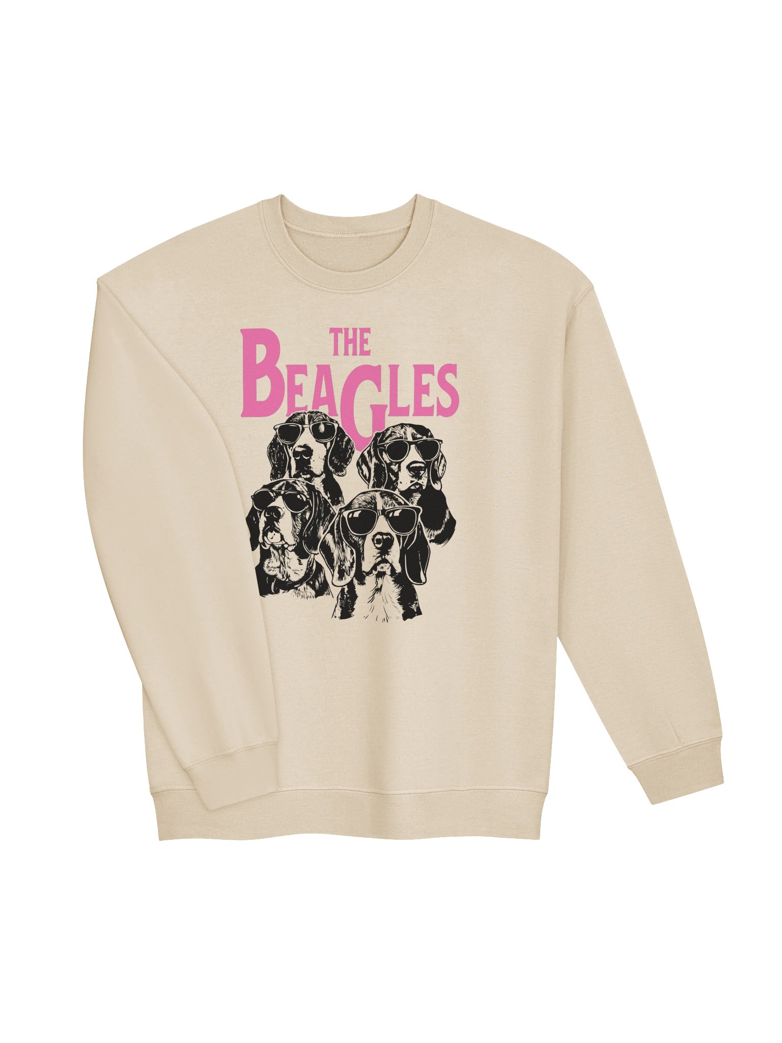 The Beagles Sweatshirt of a Group of Beagles Wearing Sunglasses | Funny Sweatshirt for Beagle Paw-rents product image (54)