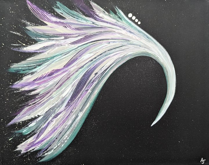 "Swirling Plume" Original Painting product image (1)