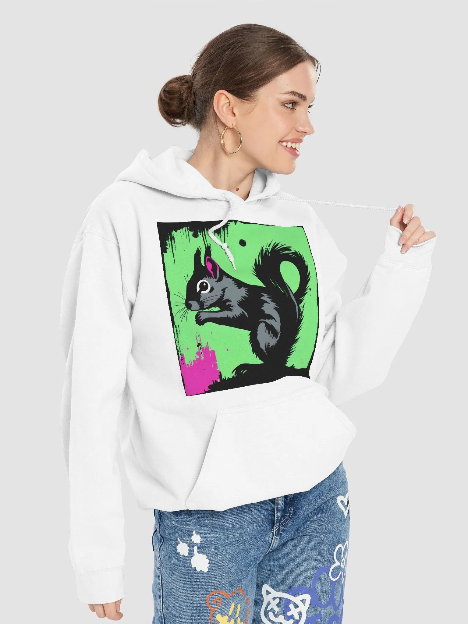 Graffiti Squirrel Hoodie product image (7)