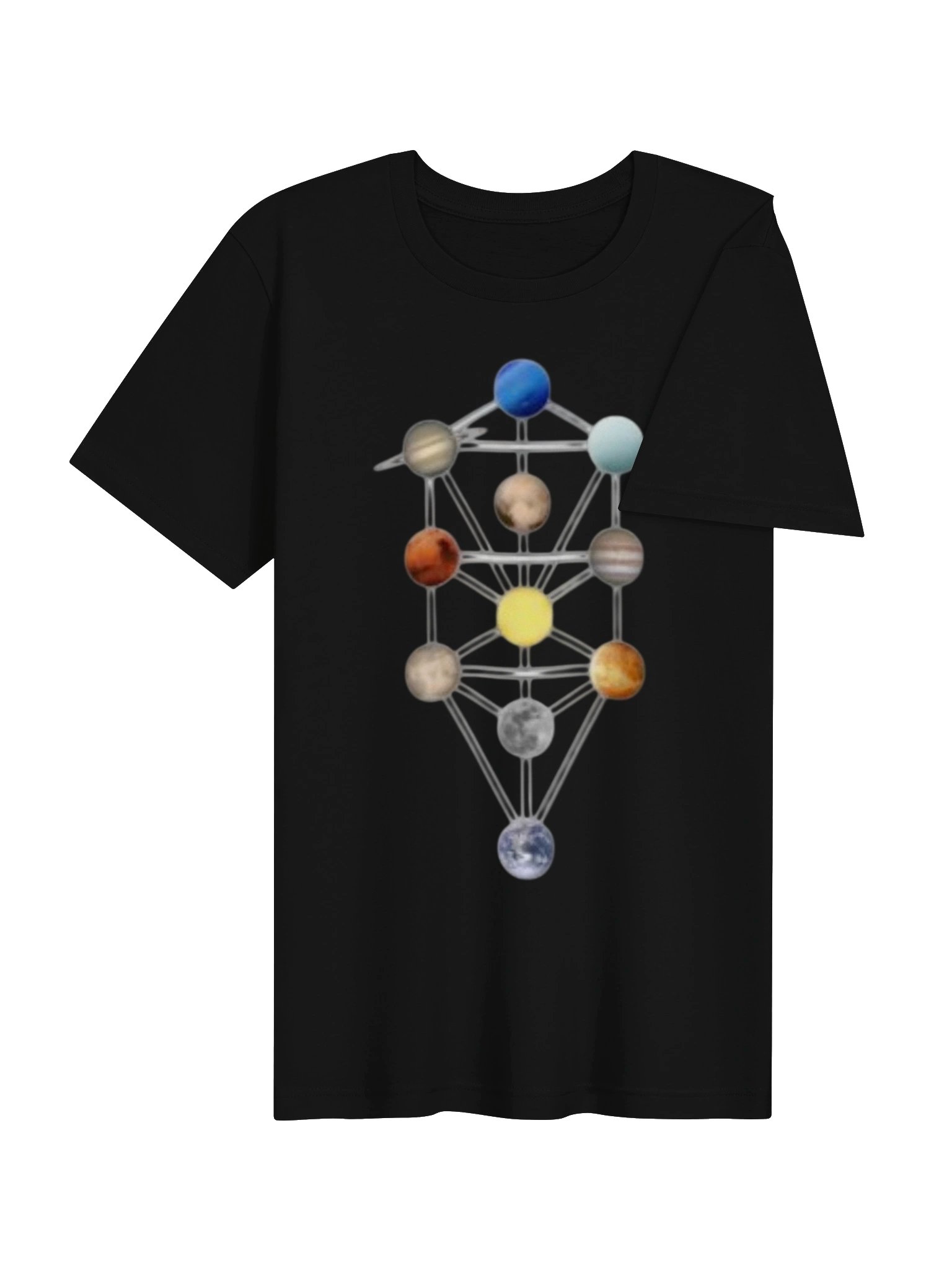 Tree of Life T-Shirt • Kabbalah Sefirot Shirt • Sacred Geometry Tee • Jewish Mysticism • Spiritual Meditation Shirt product image (4)