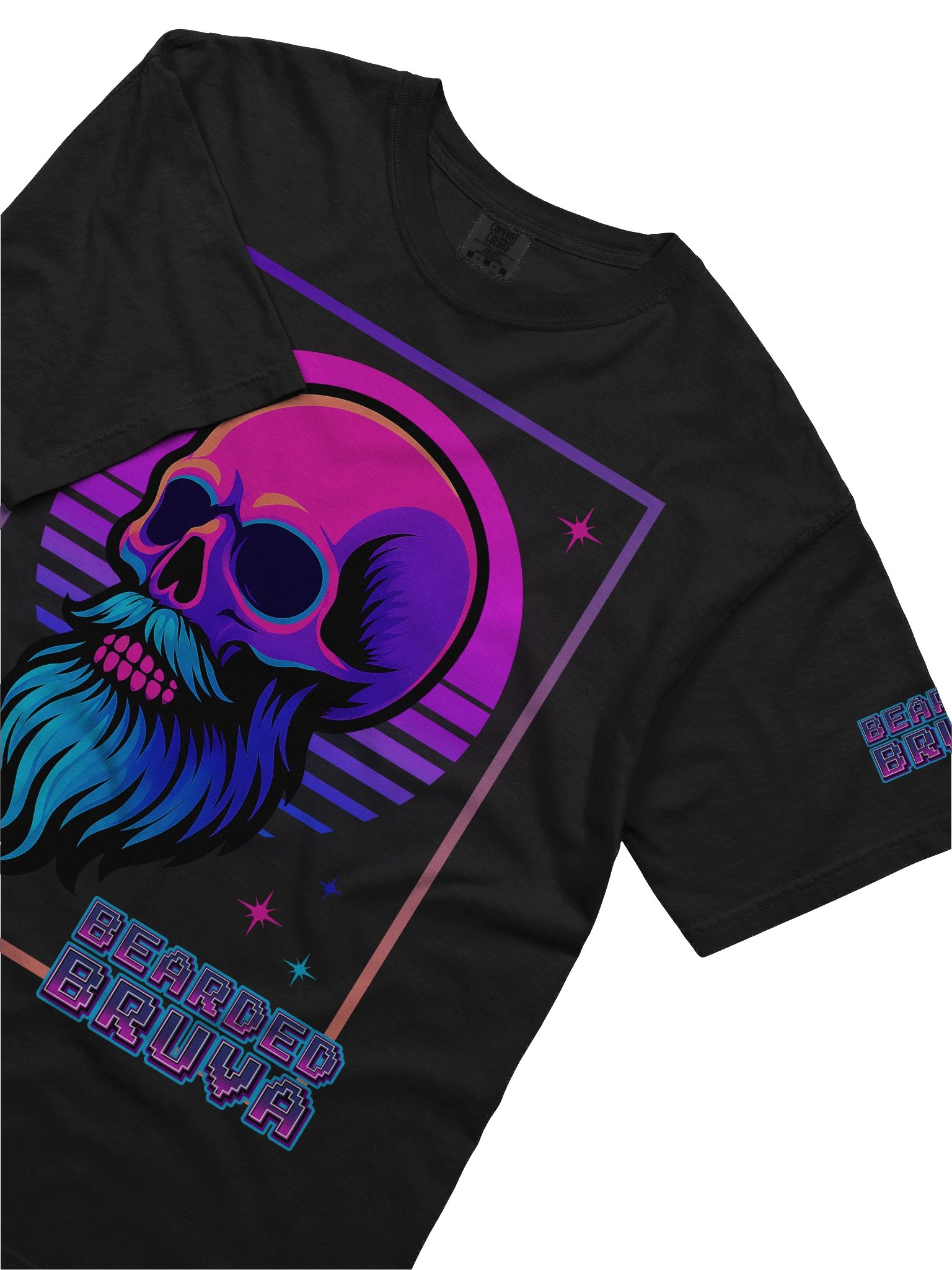 Pixelated Gradient Tee - BEARDEDBRUVA Edition product image (59)