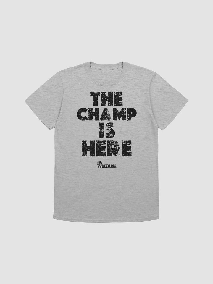 QSHW THE CHAMP IS HERE (BLACK DESIGN) T-SHIRT product image (1)