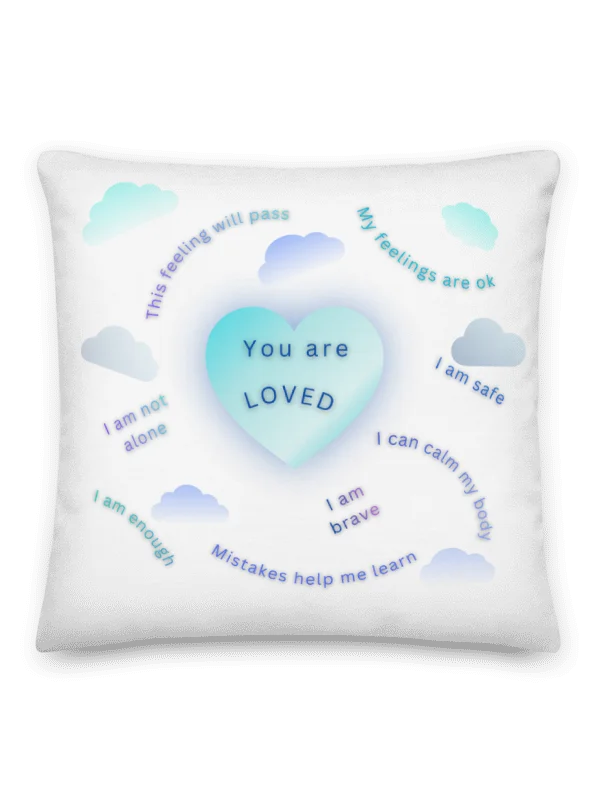 Calm Down Pillow - Blissful Blue product image (3)