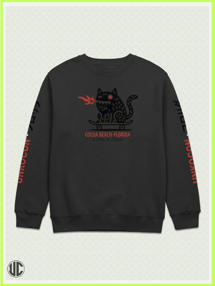UnkoCon – Cocoa Beach FL Skater Crew Neck Sweatshirt product image (3)