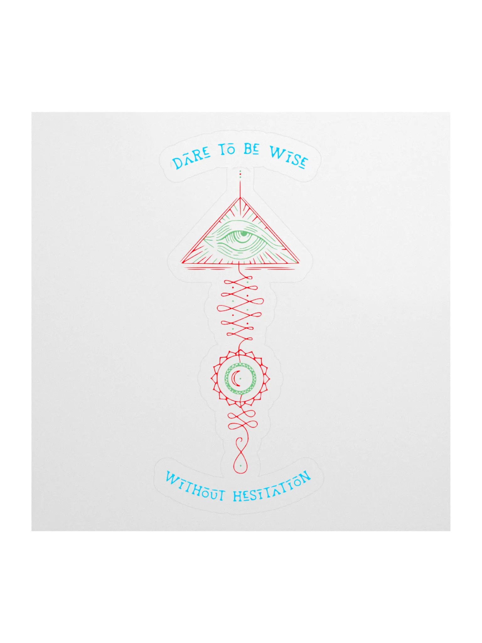 Dare To Be Wise Tree Kiss Cut Stickers product image (1)