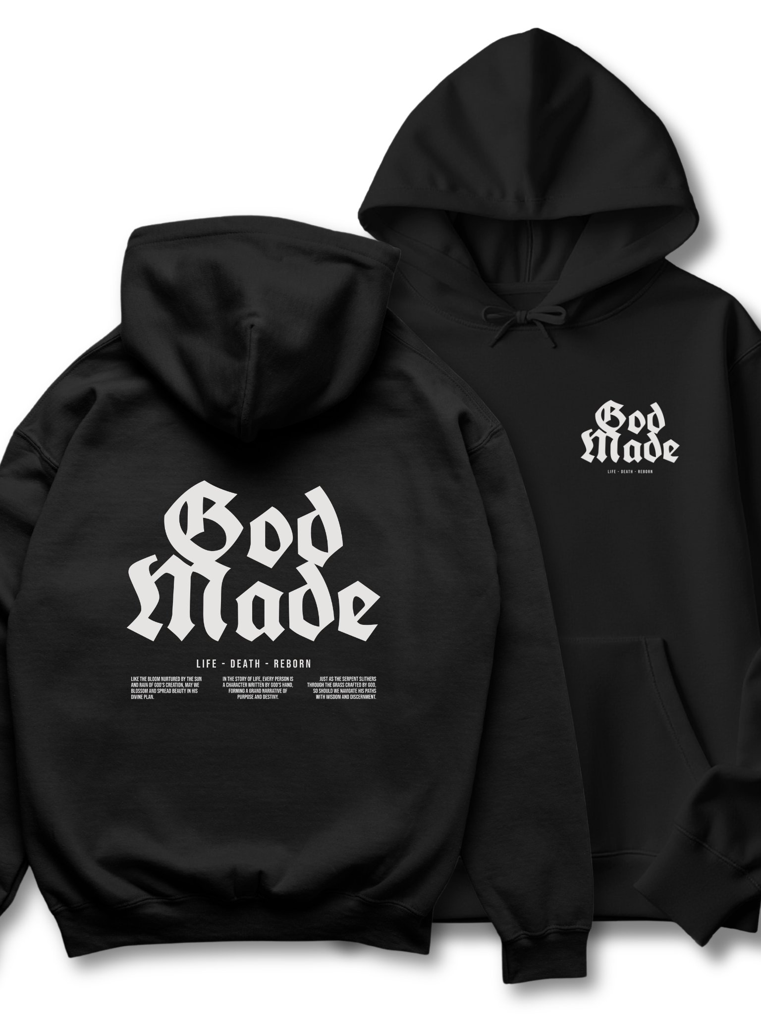 God Made Classic Hoodie product image (2)
