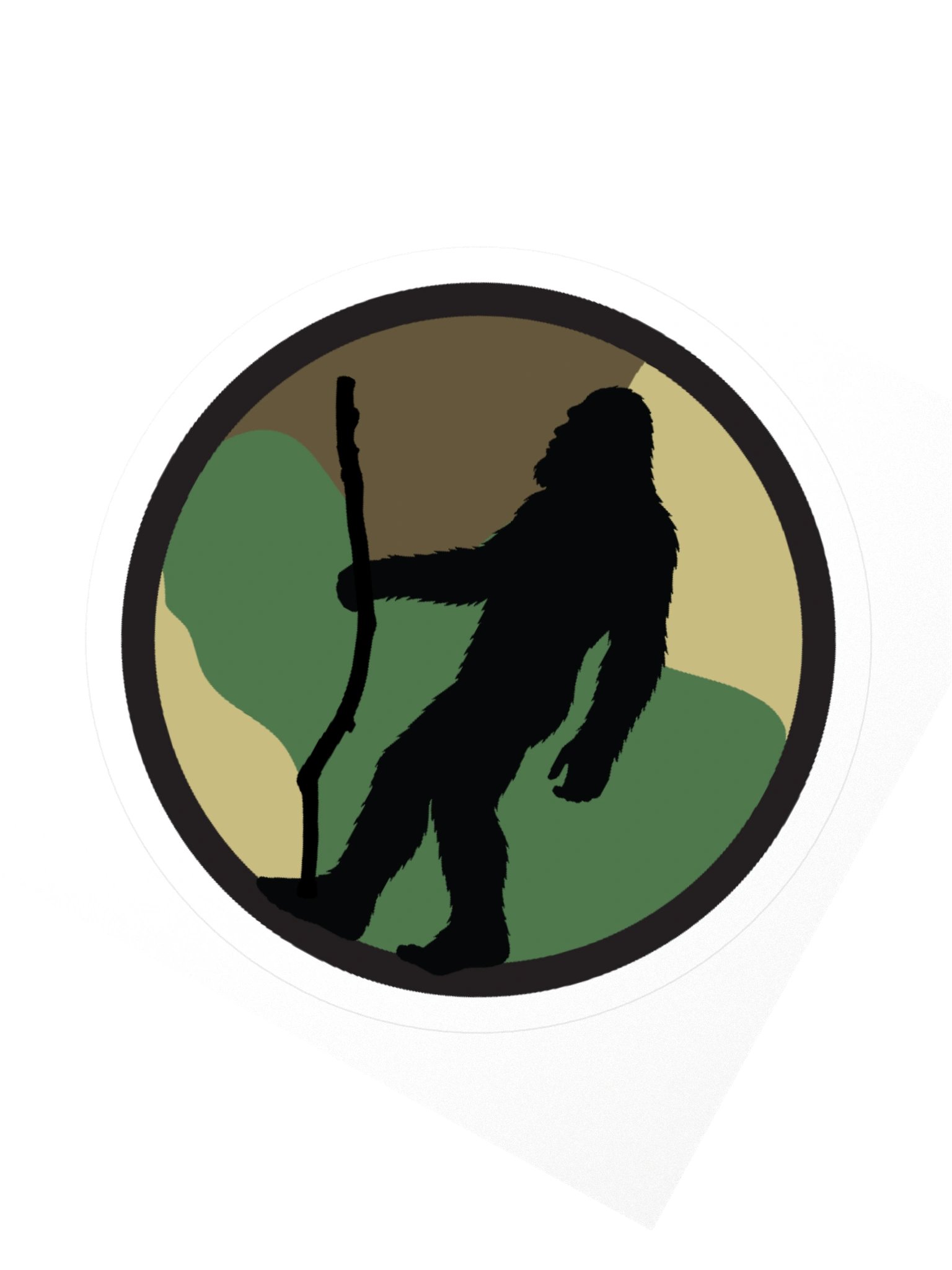 Sasquatch Stick-Walker Camo Vinyl Stickers / Feel the MO product image (4)