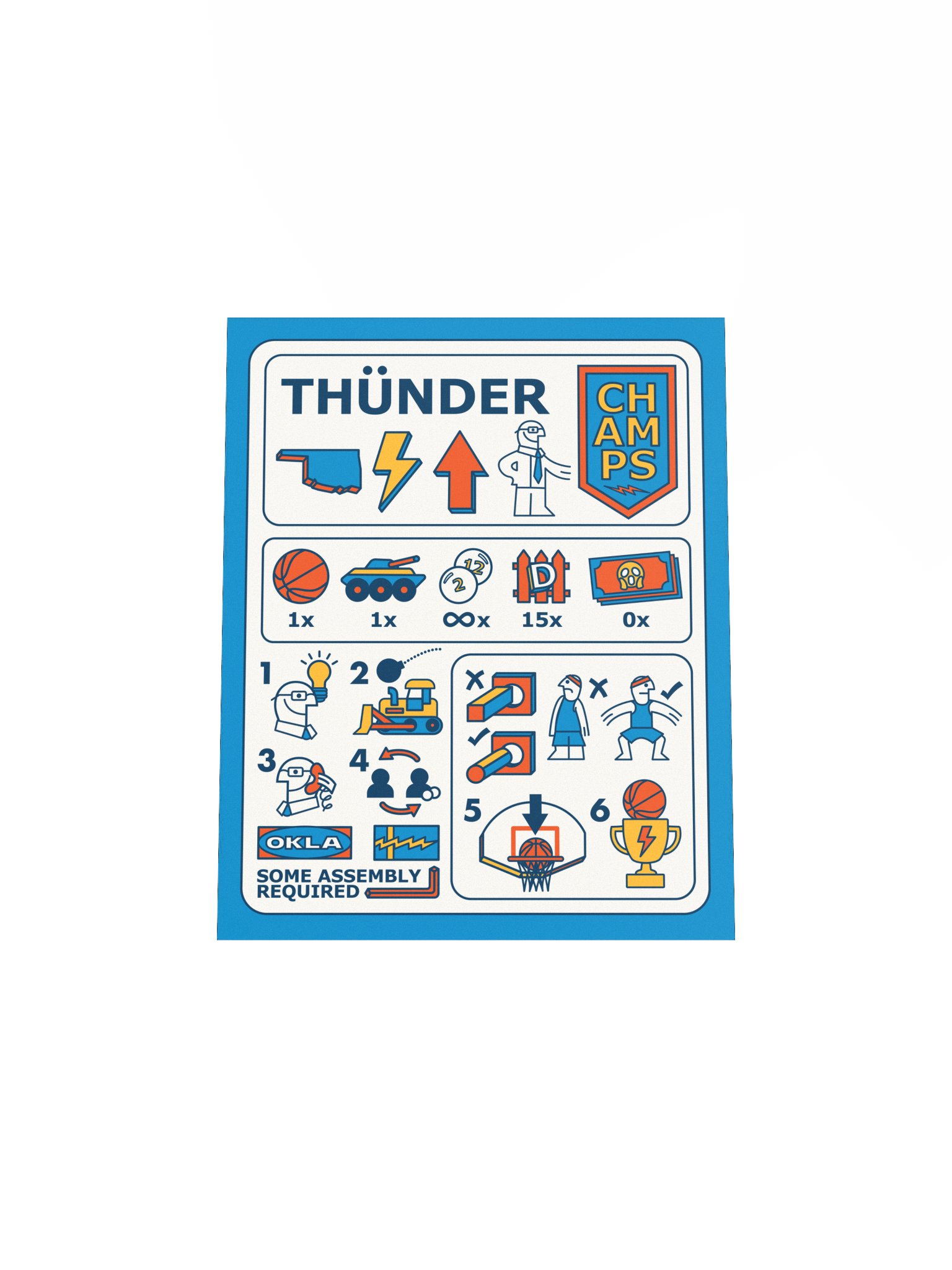 Thunder Team Building Art Print product image (7)