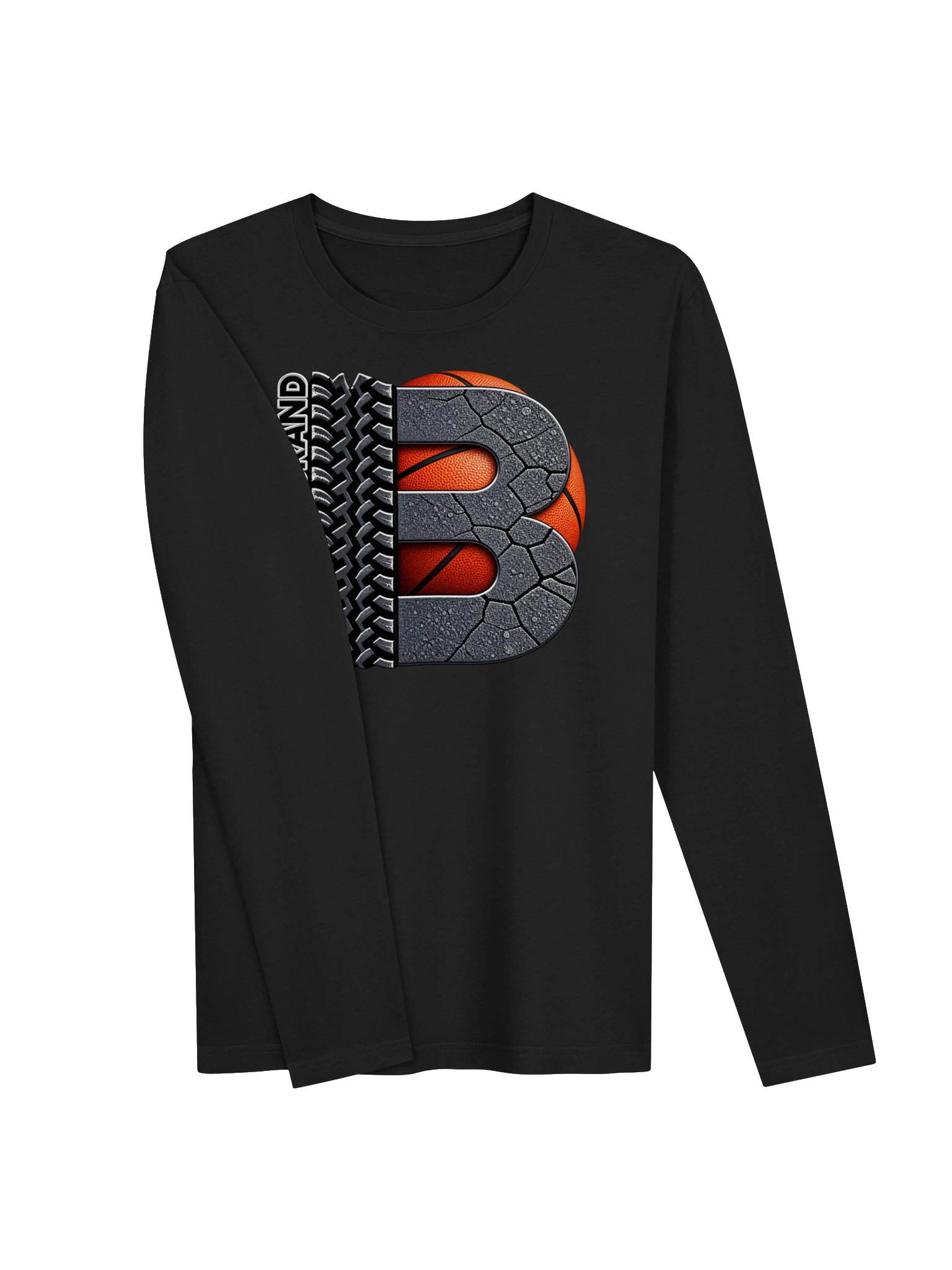 Blacktop Brand Fitted Long Sleeve Basketball Tee product image (9)