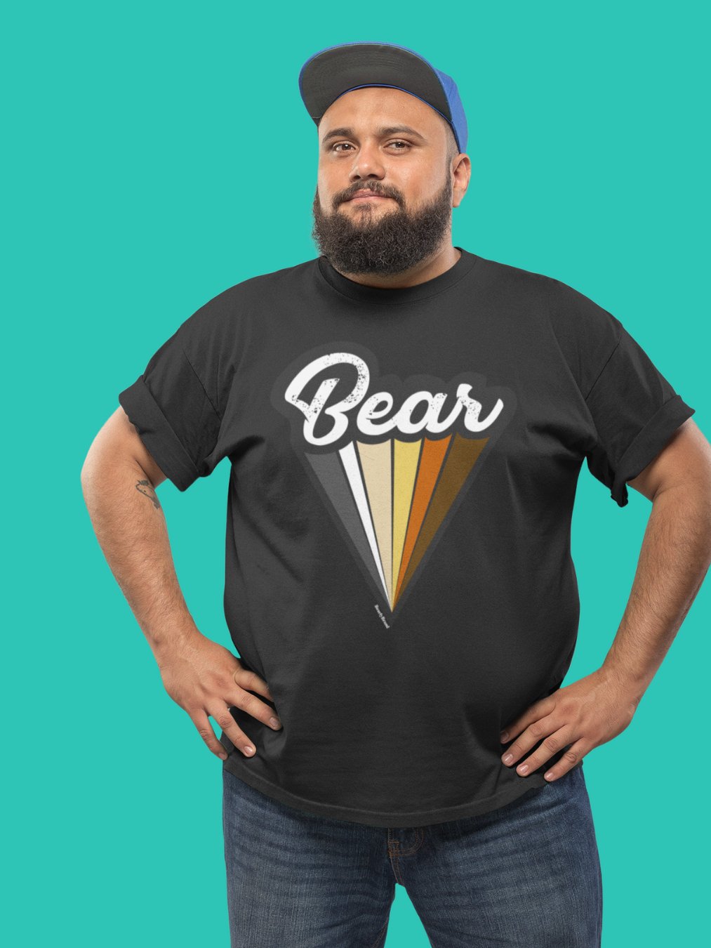 Gay Bear Pride Hero T-Shirt product image (3)