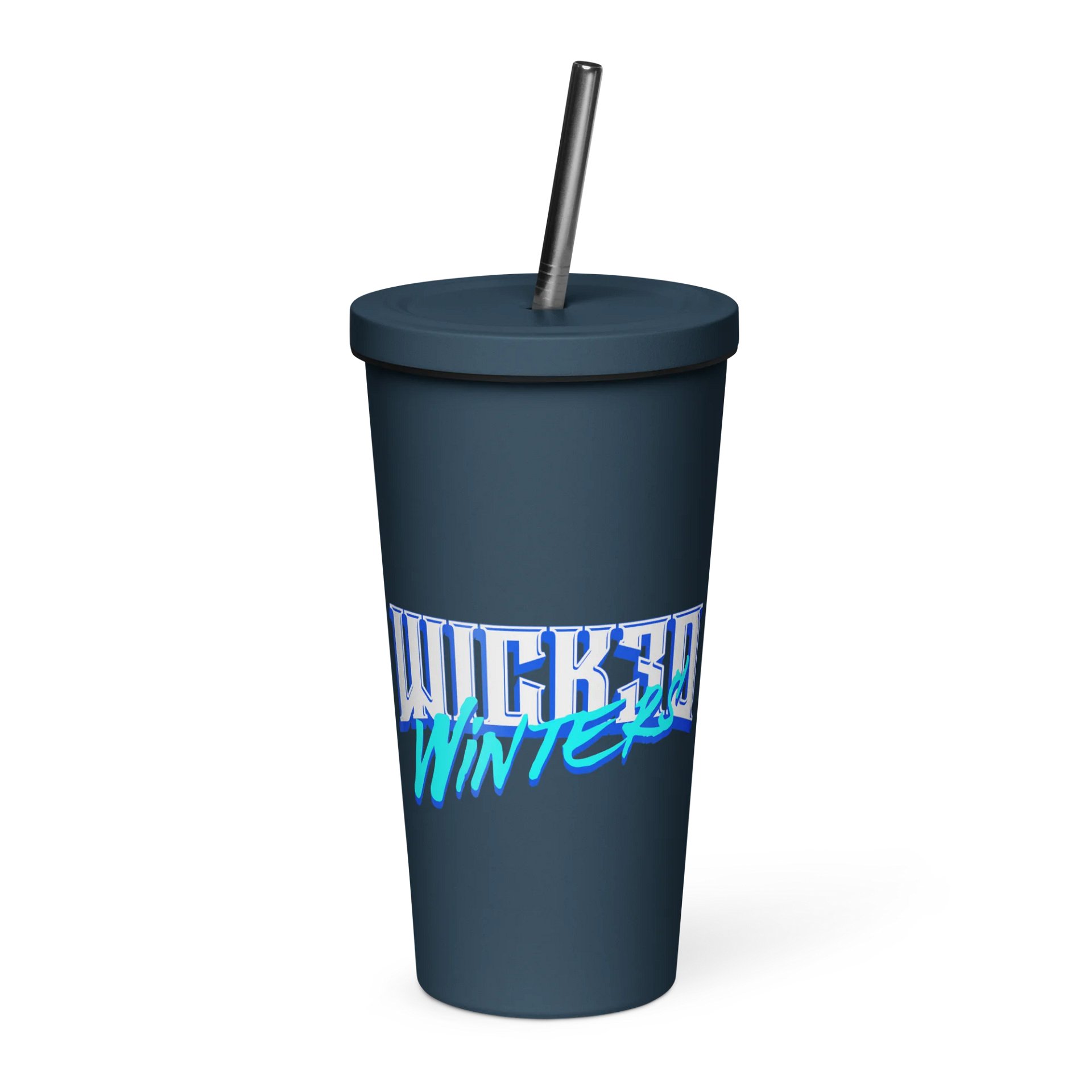WICKED WINTERS “ELECTRIFIED BY ICE” TUMBLER WITH STRAW product image (4)