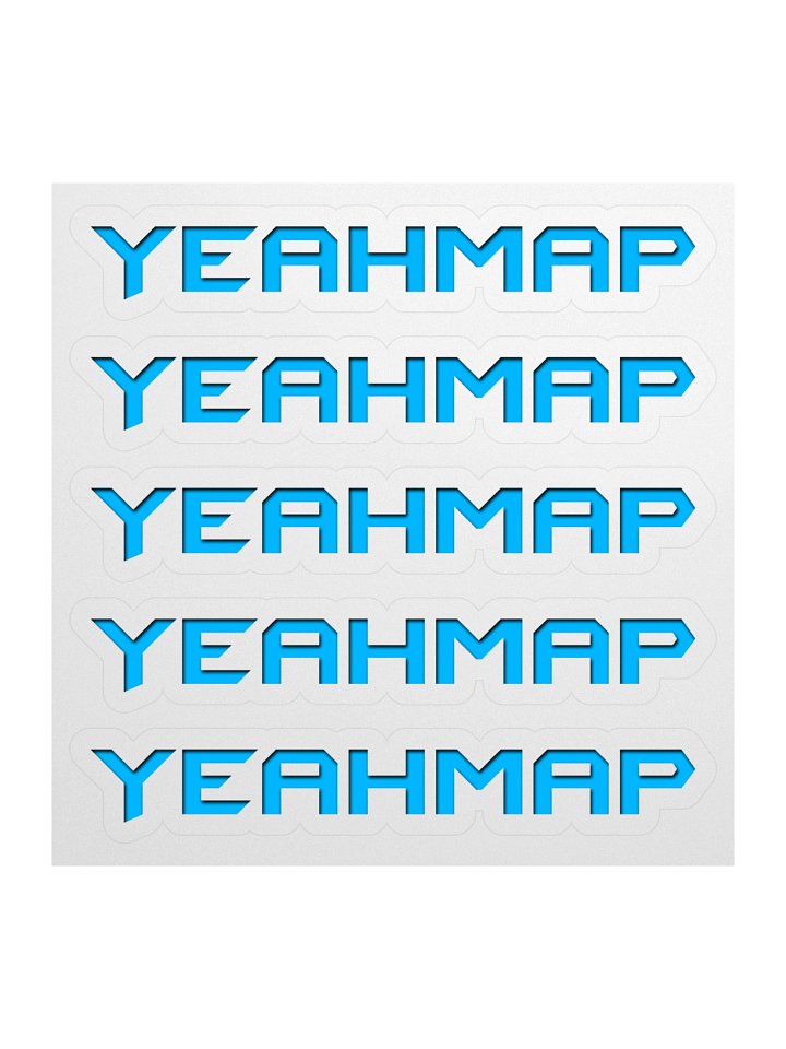 YEAHMAP - STICKER - BASIC product image (2)