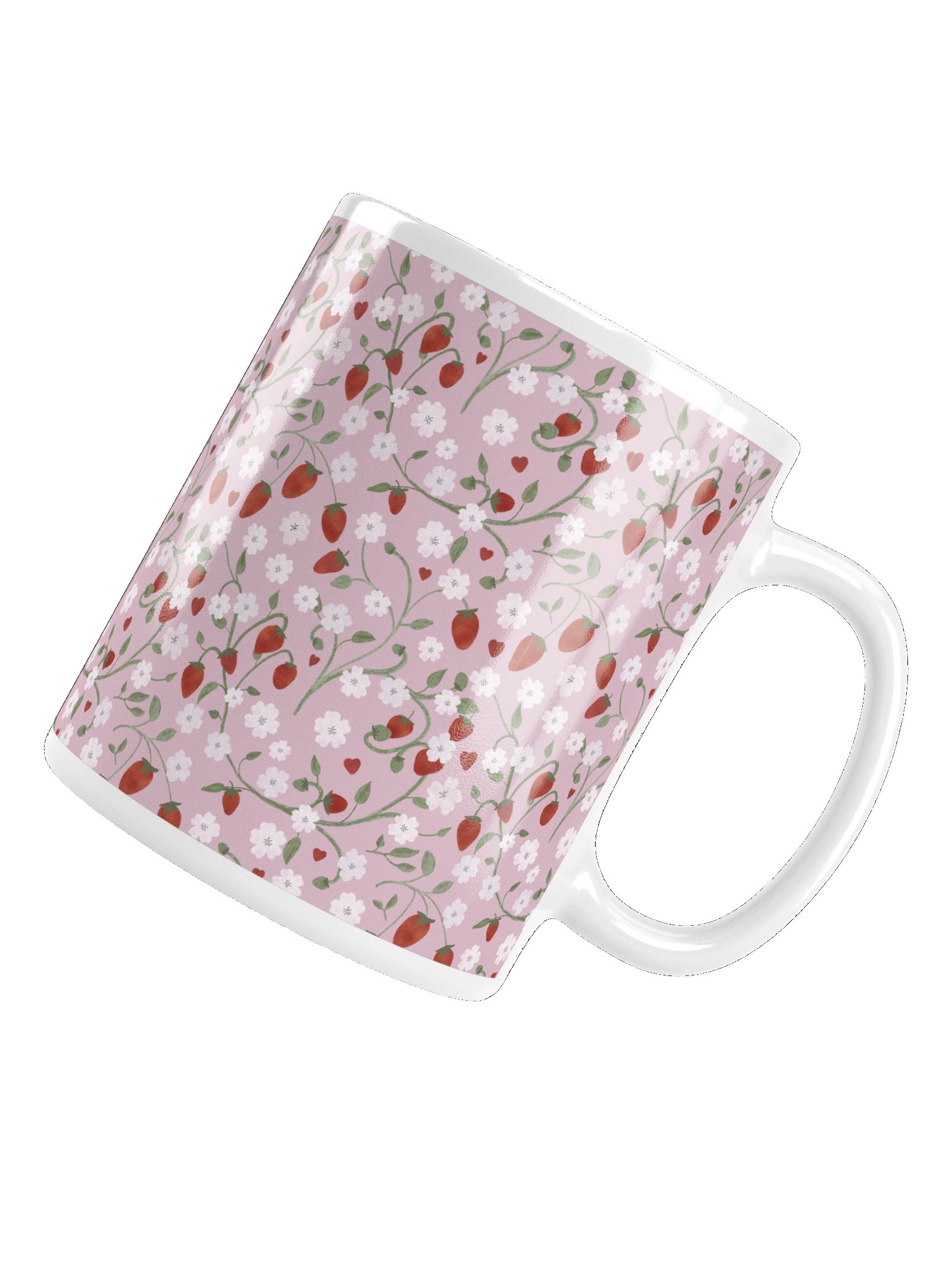 Strawberry Fields Forever Pink Mug product image (13)