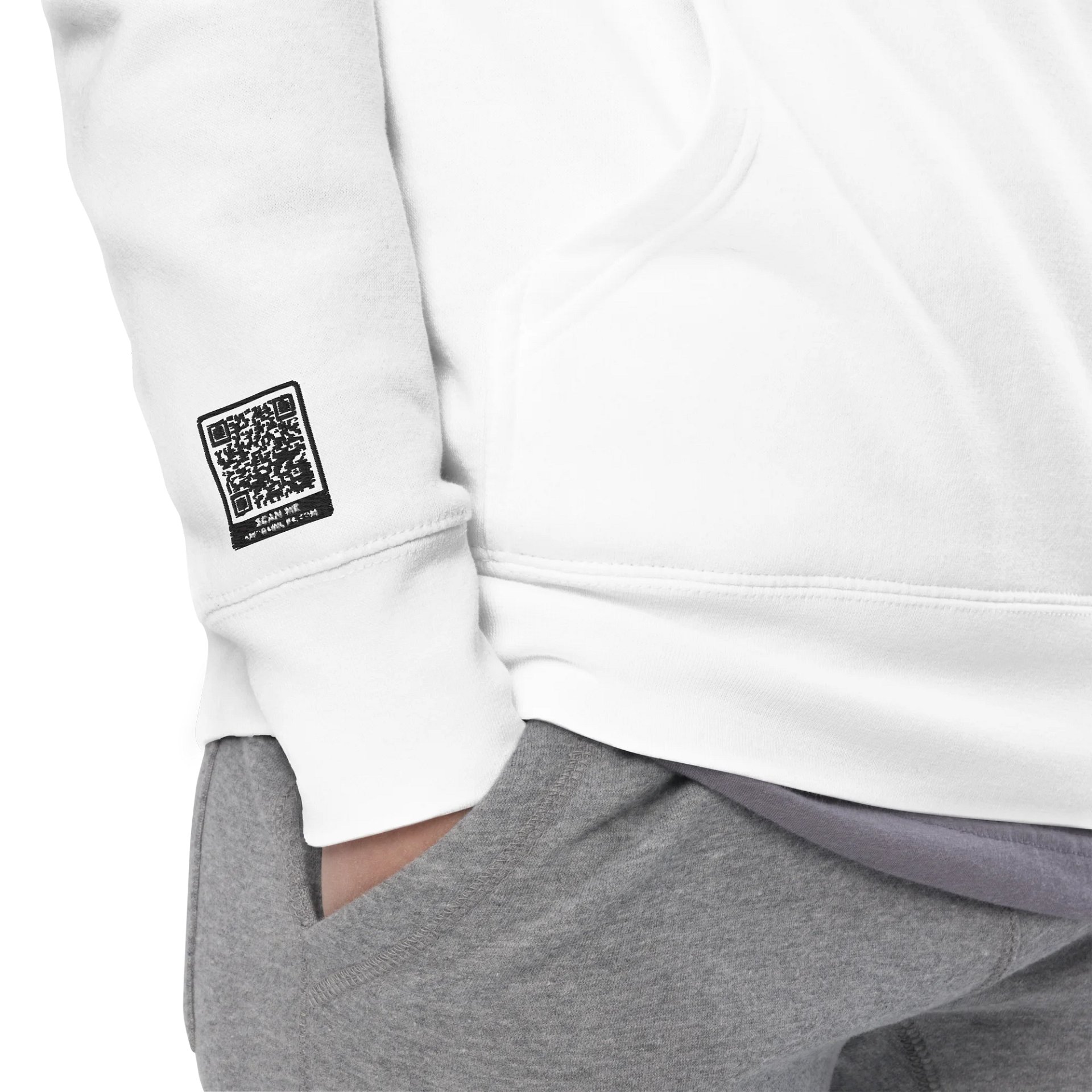 BMOREINLIFE Signature White Hoodie product image (5)